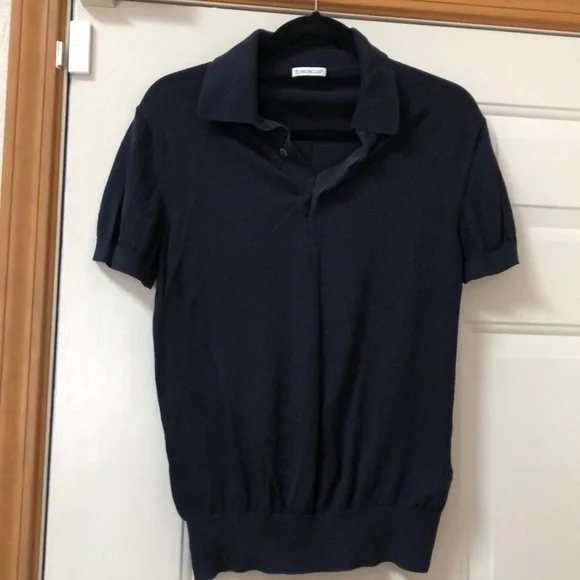 Moncler Men’s Polo Shirt with collar - Picture 1 of 9